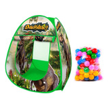 Barraca Infantil Dino T Rex C/ 100 Bolas Piscina De Bolinhas