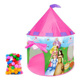 Barraca Infantil Menina Com Bolinhas Castelo Princesa Grande