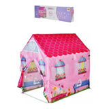 Barraca Infantil Minha Casinha Rosa Dobrável Grande Menina