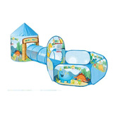 Barraca Infantil Toca Túnel 3 Em 1 Dinossauro - Envio Full