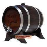 Barril, Tonel Corote De Carvalho 10 Litros Com Torneira Luxo