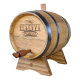 Barril Carvalho Europeu Tonel Cachaça 3 Litros Com Seu Nome 