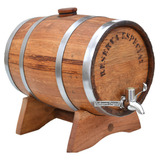 Barril Corote Cachaça Carvalho Europeu 3l Torneira Rústico
