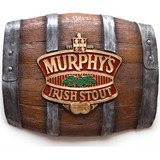 Barril Horizontal De Parede Em Fibra - Murphys Cerveja