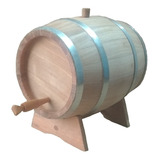 Barril Madeira De Jequitibá Rosa Para Cachaça - 3 Litros