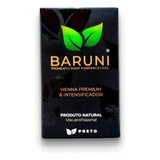 Baruni Pigmento Temporário Para Sobrancelhas Profissional Cor Preto