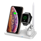 Base Carregador Dock Station Wireless Para iPhone Watch 