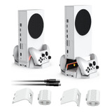 Base Cooler Xbox Series S Carregador Controle Bateria 800mah