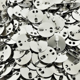 Base De Broche Redondo Liso P/ Colagem Níquel 24mm 100 Peças