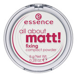 Base De Maquiagem Em Pó Essence Pó Fixador Compacto Pó Fixador Compacto All About Matt Essence All About Mat - 8g