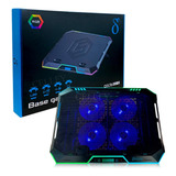 Base Gamer Refrigerada P/notebook Led Rgb 4 Fans Rpm Usb