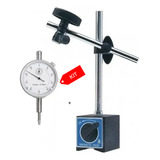 Base Magnética 60kgf Articulada + Relógio Comparador 10mm