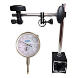 Base Magnética 60kgf Articulada Suporte + Relógio Comparador