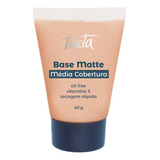Base Matte Tracta Média Cobertura De Rosto Líquida Facial