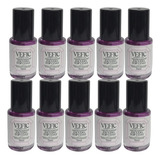 Base Mega Brilho E Protetor Escudo Top Coat Vefic Kit C/ 10