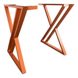 Base Mesa Qatar Tampos Madeira Até 180cm X 90cm Cobre