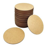 Base Para Prato Em Mdf Cru 3mm 35cm Kit Com 50 Unid Suplat