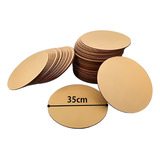Base Para Prato Mdf Cru 3mm 35cm Kit 15 Unid Sousplat