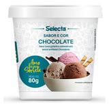 Base Para Sorvete Em Pó Sabor Chocolate 80g - Selecta