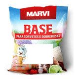 Base Sabor Banana Para Sorvete E Sobremesas Marvi 1kg