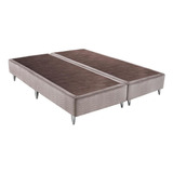 Base Sommier Camurça Bege Queen (158x198x23) - Ortobom