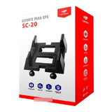 Base Suporte Carrinho Para Gabinete Cpu