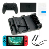 Base Suporte Multifuncional Nintendo Switch Carregador Dobe