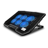 Base Suporte Notebook 6 Ventilador Refrigerador Led