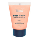 Base Tracta Matte Alta Cobertura 40g - Marrom - Cremosa