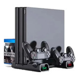 Base Vertical Ps4, Ps4 Slim, Ps4 Pro 3 Coolers Carregador