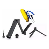 Bastão Compativel Go Pro Dobrável 3 Way Boia Gopro 3 4 5 6 7
