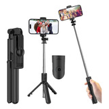 Bastão De Selfie Tripé Retratil Celular Bluetooth 3 Em 1