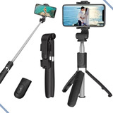 Bastão Pau Selfie Tripe Controle Bluetooth