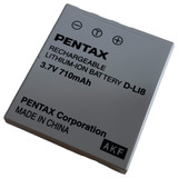Bat..eria Pentax D-li8 W10 W20 X
