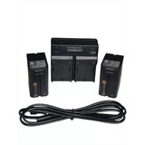 Bat-eria Sony Np-f970 Gv-d700 Kit 2+1 Carregador Nota Fiscal
