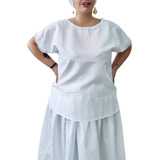 Bata Blusa Branca Camisu Umbanda Candomblé Fem Plus Size