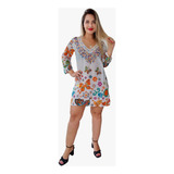 Bata Tunica Indiana Estampada - Cod. Plk-1016