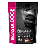 Batata Doce Desidratada Em Pó 1kg Soldiers Nutrition Sabor Natural