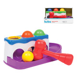 Bate Martelo Com Bolinhas Buba 7971 Brinquedo Infantil