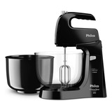 Batedeira Crome Base Cristal Duo Turbo Preta Philco 127v Cor