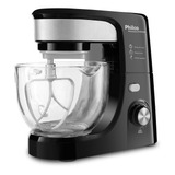 Batedeira Planetária Php500 Turbo Glass Preta Philco 110v