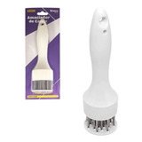 Batedor Amaciador De Carne Agulhas Inox Cozinha Martelo Chef