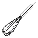 Batedor Clara Ovos Bolo Silicone Fouet Fuê Grande Cabo Inox