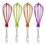 Batedor De Ovo Claras De Silicone Fouet Colorido 325 Keita