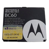 Bateira Motorola C261 Bc60 Original