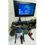 Bateria, Guitarra E Microfone Original Guitar Hero Ps3