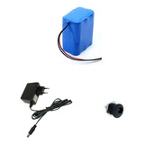 Bateria 11.1v 12v 3s 2p 4900mah Li-ion Com Pcb + Fonte