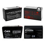 Bateria 12v 7a Central De Alarme Cerca Elétrica Nobreak 5pçs