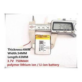 Bateria 3,7v 750mah Bak Bk-gps4330