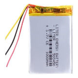 Bateria 3 Fios 3,7v 1000mah Gps Baba Brinquedos Tacografo C
